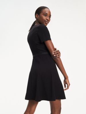 tommy hilfiger black dress