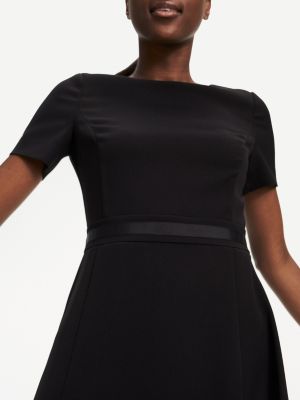 tommy hilfiger black dress