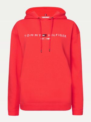 tommy hilfiger orange hoodie