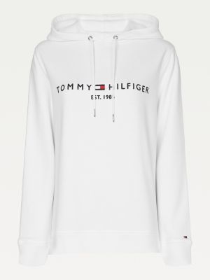 tommy hilfiger white fleece