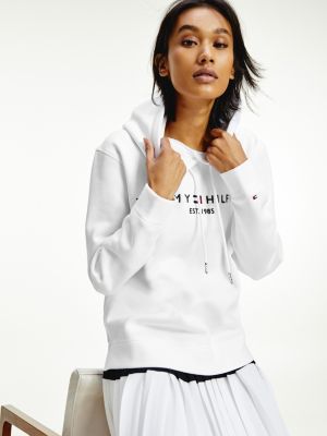 tommy hilfiger crop hoodie women's