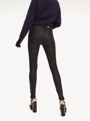 tommy hilfiger coated jeans