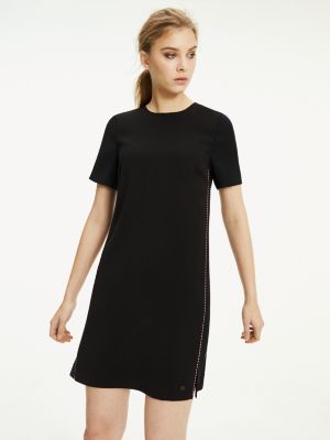 tommy hilfiger black dress pants