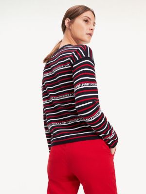 red tommy jumper