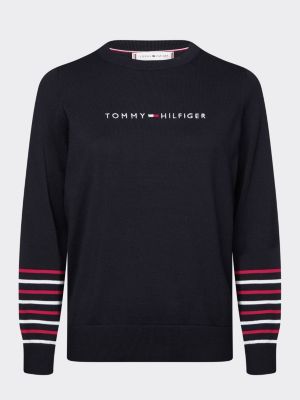 tommy hilfiger striped cuff boots