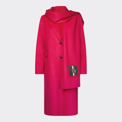 tommy hilfiger coat pink