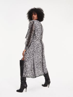 Zendaya Curve Kleid mit Leoparden-Print | GRAU | Tommy ...