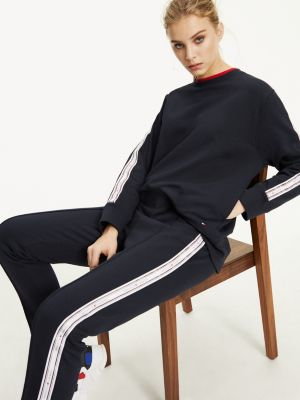 tommy hilfiger logo sleeve sweatshirt