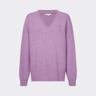 purple tommy hilfiger jumper