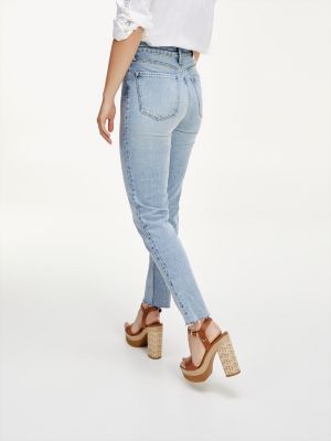 jeans mom fit high waist