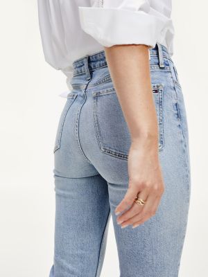 tommy hilfiger high rise mom fit jeans