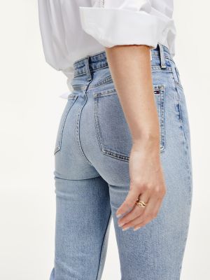 tommy hilfiger high rise mom fit jeans