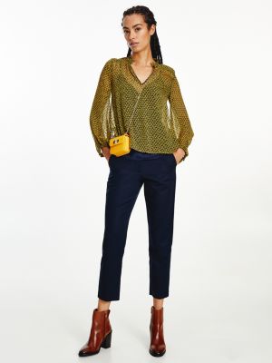 slim fit ankle trousers