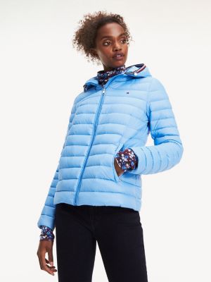 tommy hilfiger down jacket blue