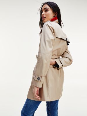tommy jeans hooded long coat