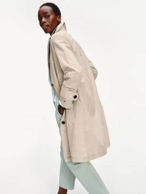 tommy hilfiger hooded trench coat