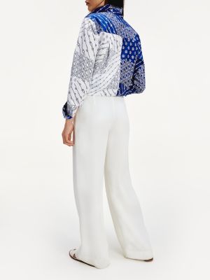 tommy hilfiger white trousers