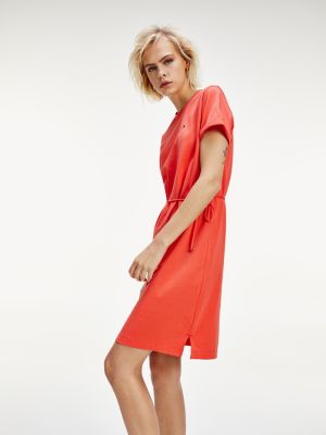 tommy hilfiger orange dress