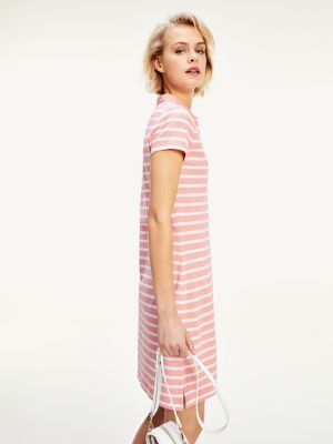 tommy hilfiger striped polo dress