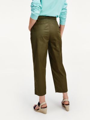 cotton cut off trousers