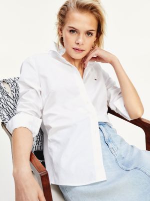 Pure Cotton Fitted Shirt | WHITE 