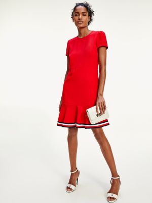 tommy hilfiger red dress