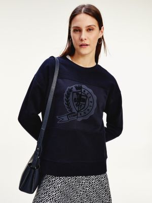 tommy icons crest sweater