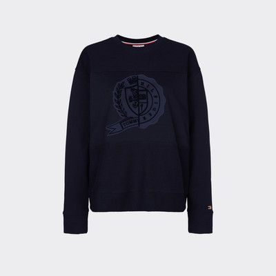 Tommy Icons Crest Sweatshirt | BLUE 