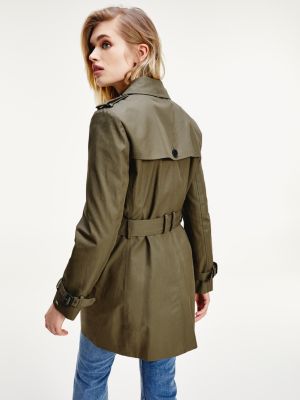 khaki tommy hilfiger coat