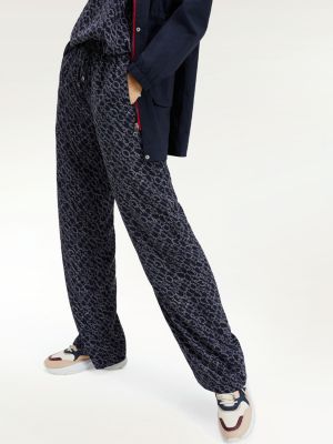 tommy hilfiger logo pants