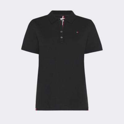 Tommy Hilfiger Femme Vêtements Tops & T-shirts T-shirts Polos Polo en piqué de coton à patte emblématique 