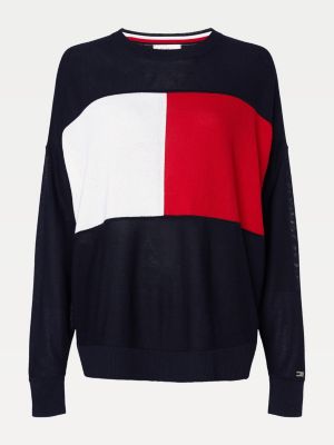 tommy icons logo sweater