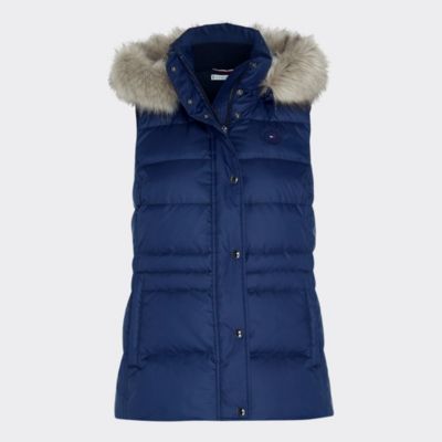 Doudoune Sans Manches Essential Matelassee Bleu Tommy Hilfiger