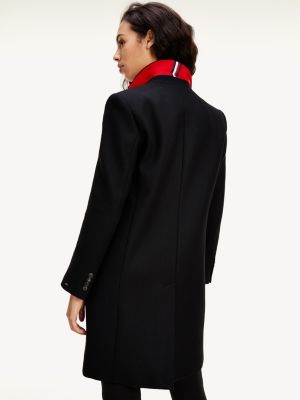 tommy hilfiger essential classic long coat