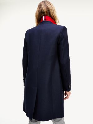tommy hilfiger abby wool blend coat