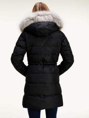 tommy jeans check padded coat
