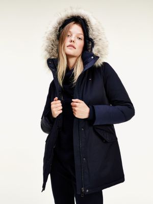 Essential Sorona Down-Filled Padded Parka | BLUE | Tommy Hilfiger