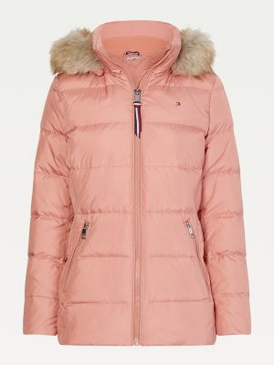 tommy hilfiger coat pink