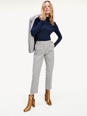 slim fit ankle trousers