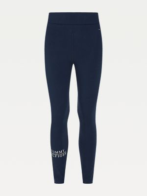 tommy hilfiger leggings blue