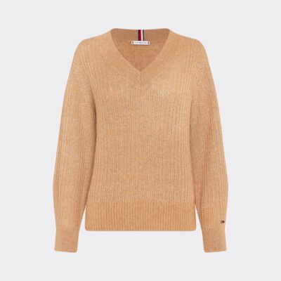 tommy hilfiger beige jumper