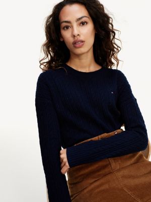 tommy hilfiger classic cable knit sweater