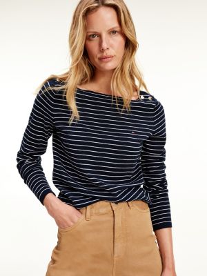 tommy hilfiger boat neck top