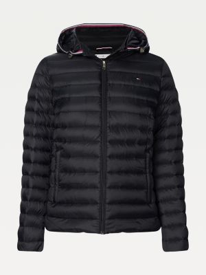 tommy hilfiger funnel hood down puffer