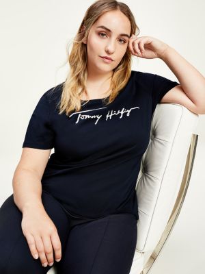 tommy hilfiger script t shirt