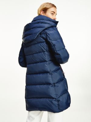 tommy hilfiger removable hood padded jacket