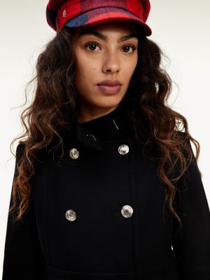 tommy hilfiger belle funnel wool coat