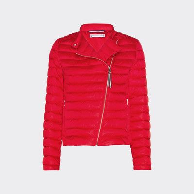 tommy hilfiger catherine down biker jacket