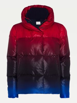 tommy hilfiger sport jacket red