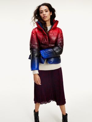 red womens tommy hilfiger coat